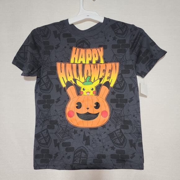 Pokémon ''Happy Halloween!'' Pikachu boys medium shirt - Picture 1 of 6